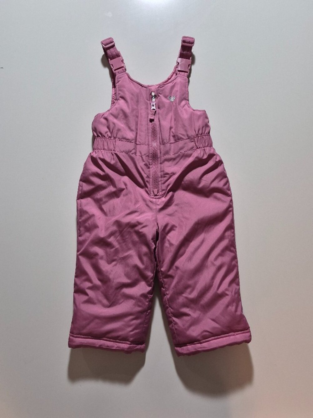 OshKosh B’gosh Snow Bib 18M Girls Pink Insulated Winter Snow Pants Overalls